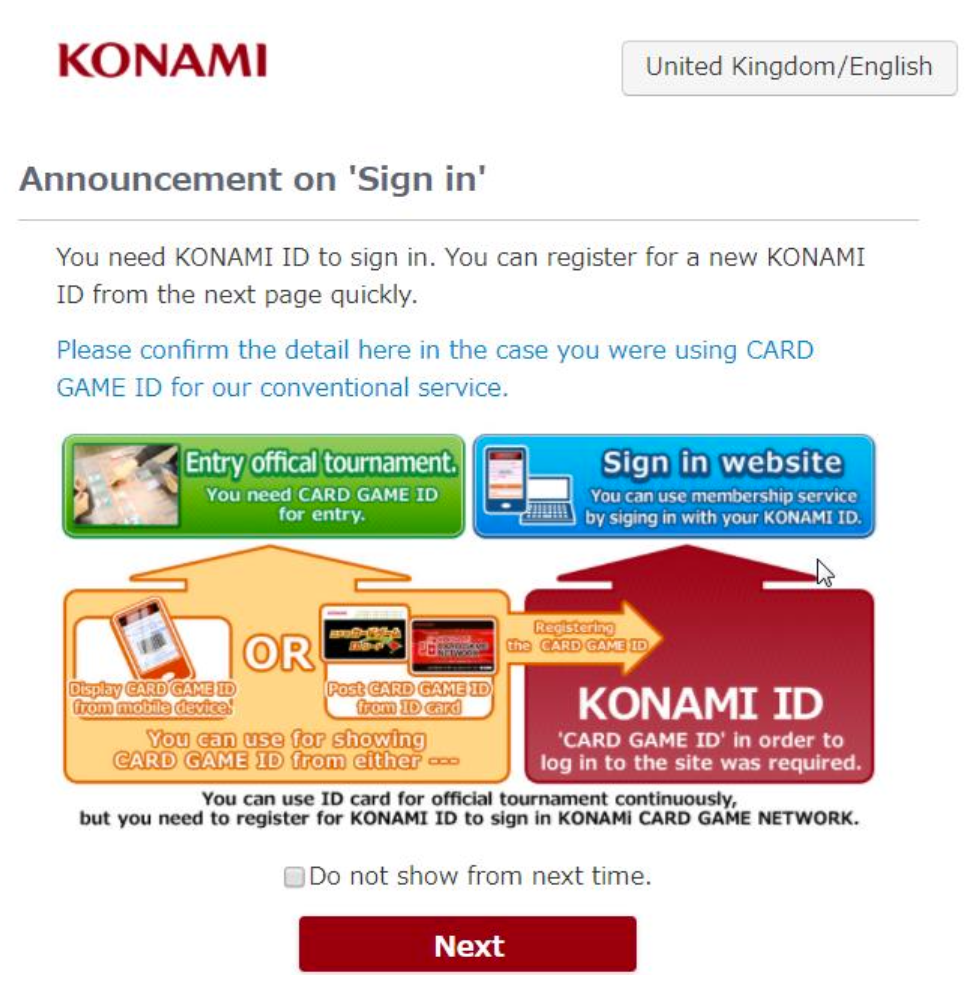 Yu-Gi-Oh! TCG - CARD GAME ID and KONAMI ID – KONAMI Games